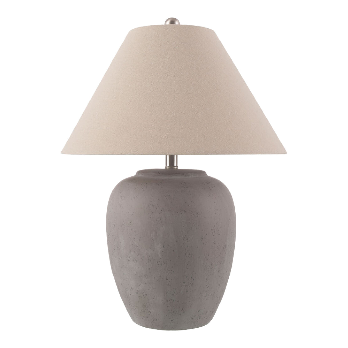   Modern European furniture - Glazed Gray Ceramic Table Lamp - www.oroa.com | Oroa.com