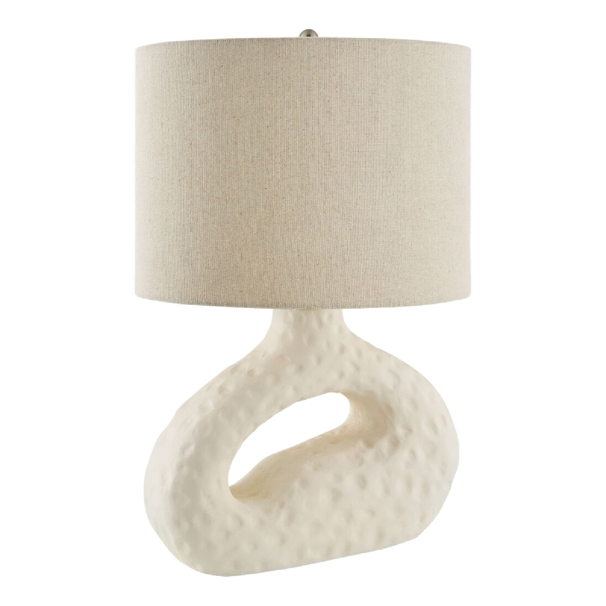   Modern European furniture - White Carved Accent Table Lamp - www.oroa.com | Oroa.com