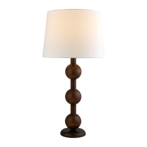   Modern European furniture - Triple Orb Rubberwood Table Lamp - www.oroa.com | Oroa.com