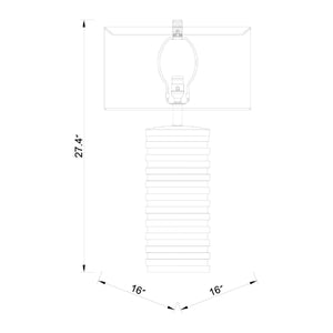   Distressed Finish Accent Table Lamp | Oroa.com