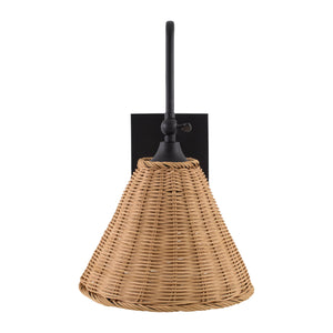  Modern European furniture - Conical Rattan Wall Lamp - www.oroa.com | Oroa.com
