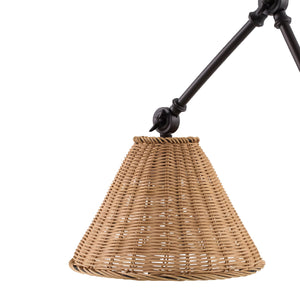   Modern European furniture - Rattan Adjustable-Arm Wall Lamp - www.oroa.com | Oroa.com