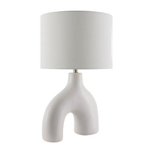   Modern European furniture - Cotton Shade Arched Table Lamp - www.oroa.com | Oroa.com