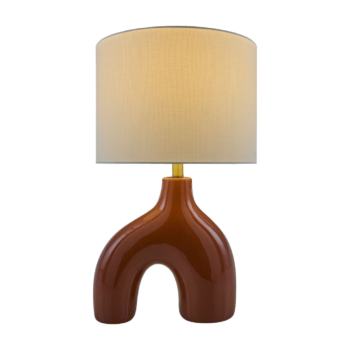   Modern European furniture - Cotton Shade Arched Table Lamp - www.oroa.com | Oroa.com