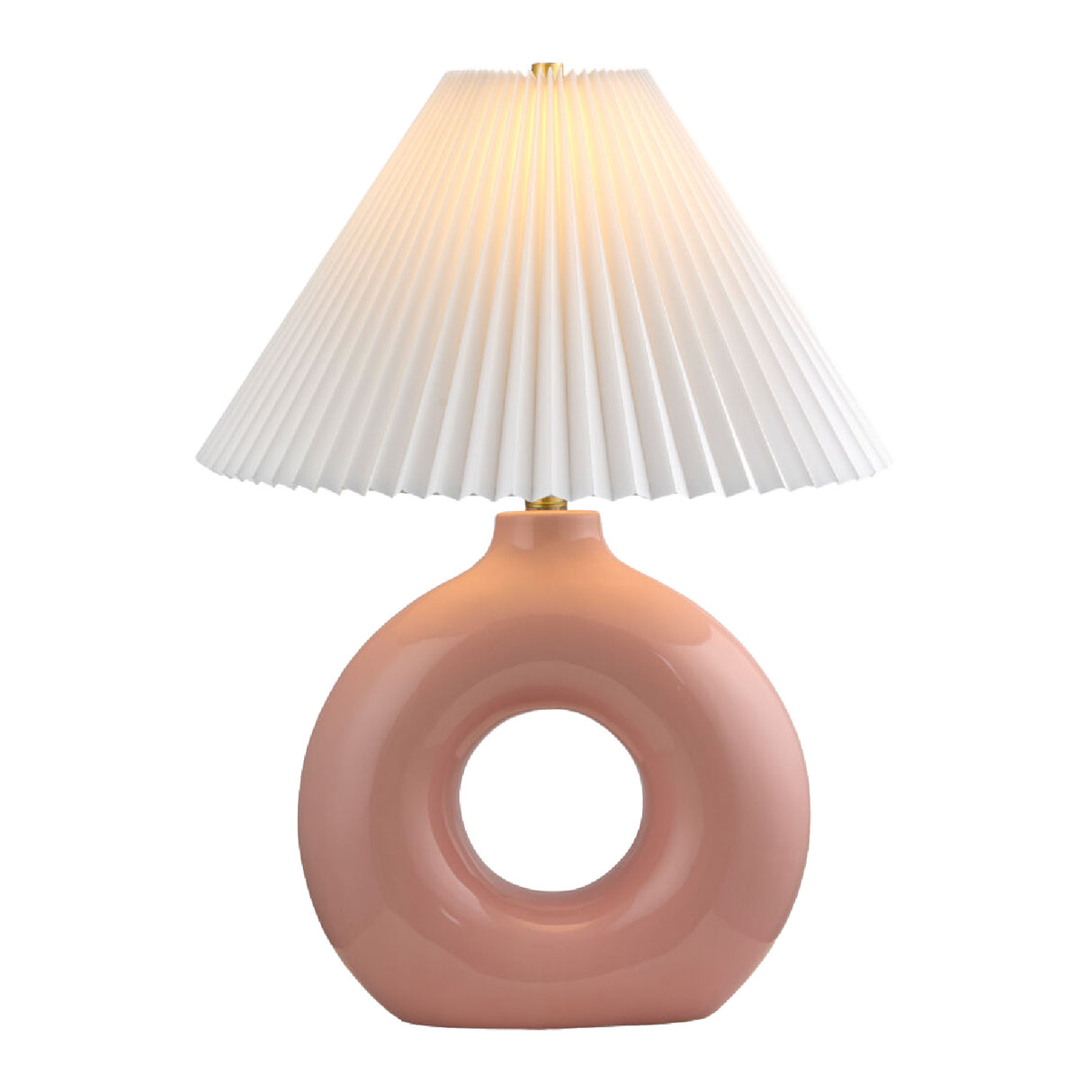   Modern European furniture - Pleated White Fabric Table Lamp - www.oroa.com | Oroa.com