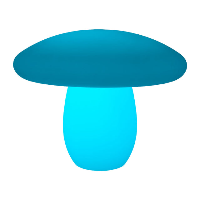 Modern European furniture - White Mushroom-Inspired Outdoor Table Lamp - www.oroa.com