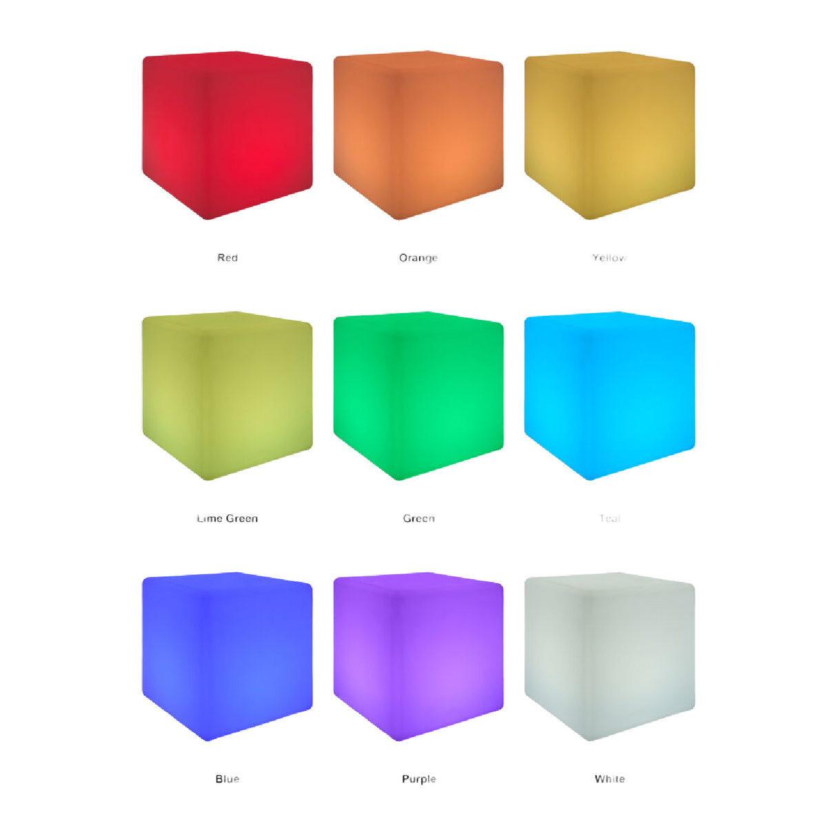   Modern European furniture - White Cube Outdoor Table Lamp - www.oroa.com | Oroa.com
