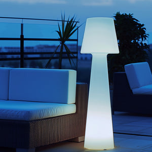   Modern European furniture - Frosted White Outdoor Floor Lamp - www.oroa.com | Oroa.com