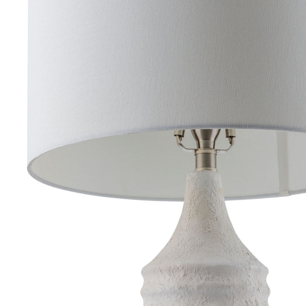   Modern European furniture - White Cotton Accent Table Lamp - www.oroa.com | Oroa.com