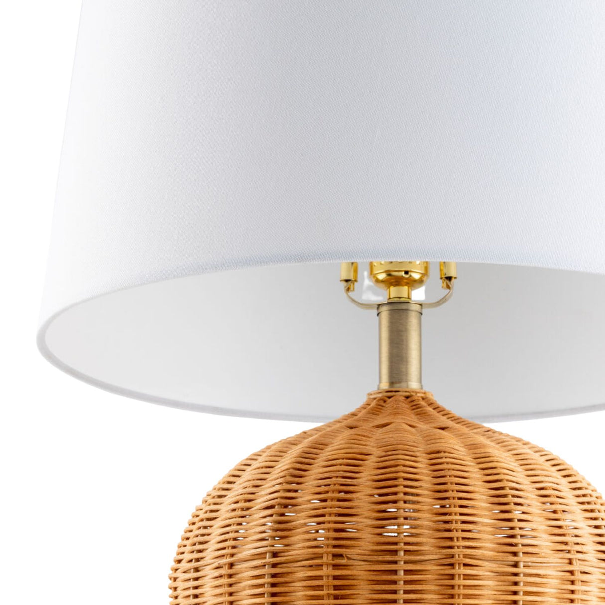   Modern European furniture - Natural Rattan Accent Table Lamp - www.oroa.com | Oroa.com