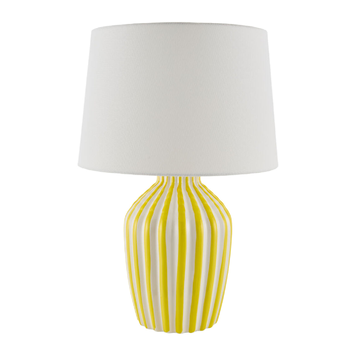   Lined Ceramic Accent Table Lamp | Oroa.com