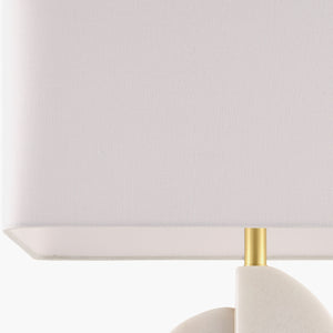  Modern European furniture - White Marble Accent Table Lamp - www.oroa.com | Oroa.com