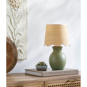   Modern European furniture - Scalloped Edge Accent Table Lamp - www.oroa.com | Oroa.com