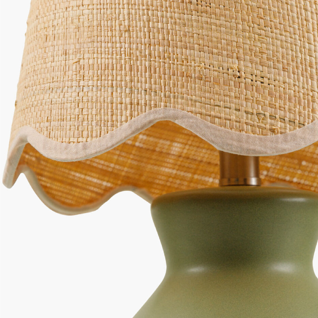   Modern European furniture - Scalloped Edge Accent Table Lamp - www.oroa.com | Oroa.com