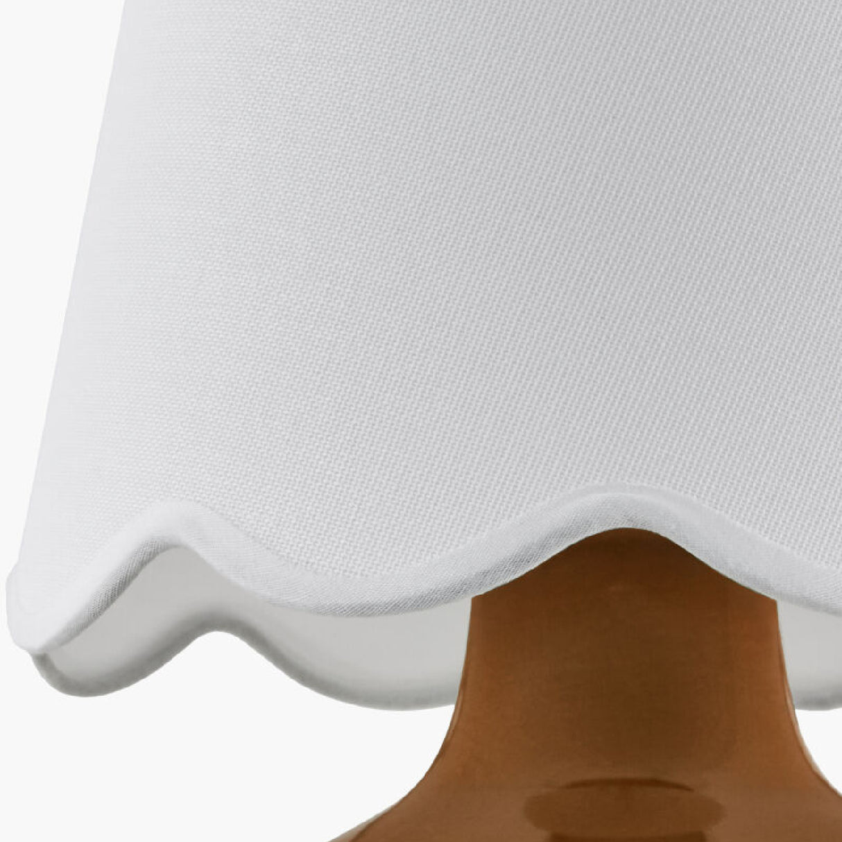   Modern European furniture - Scalloped Raffia Shade Table Lamp - www.oroa.com | Oroa.com