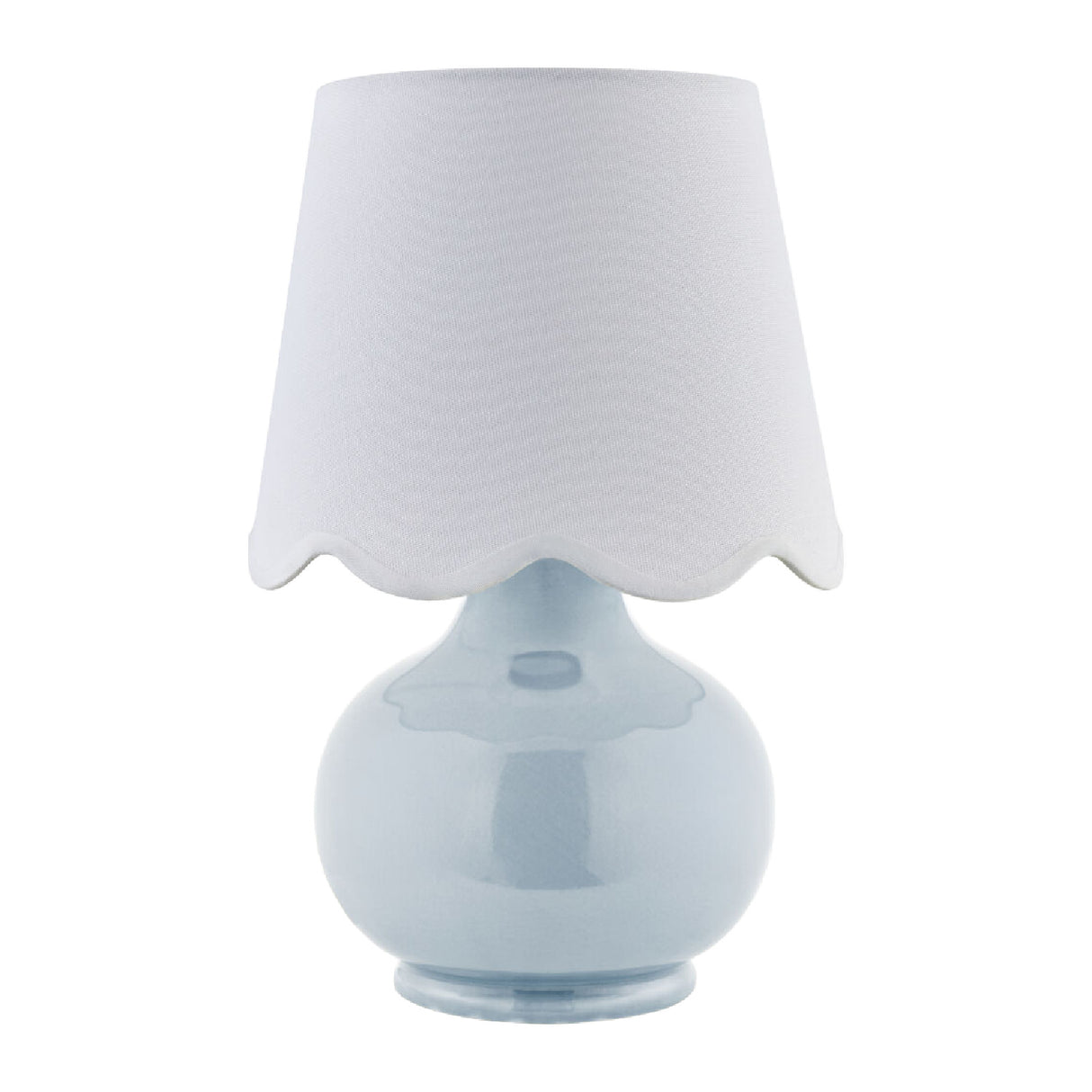   Modern European furniture - Scalloped Raffia Shade Table Lamp - www.oroa.com | Oroa.com