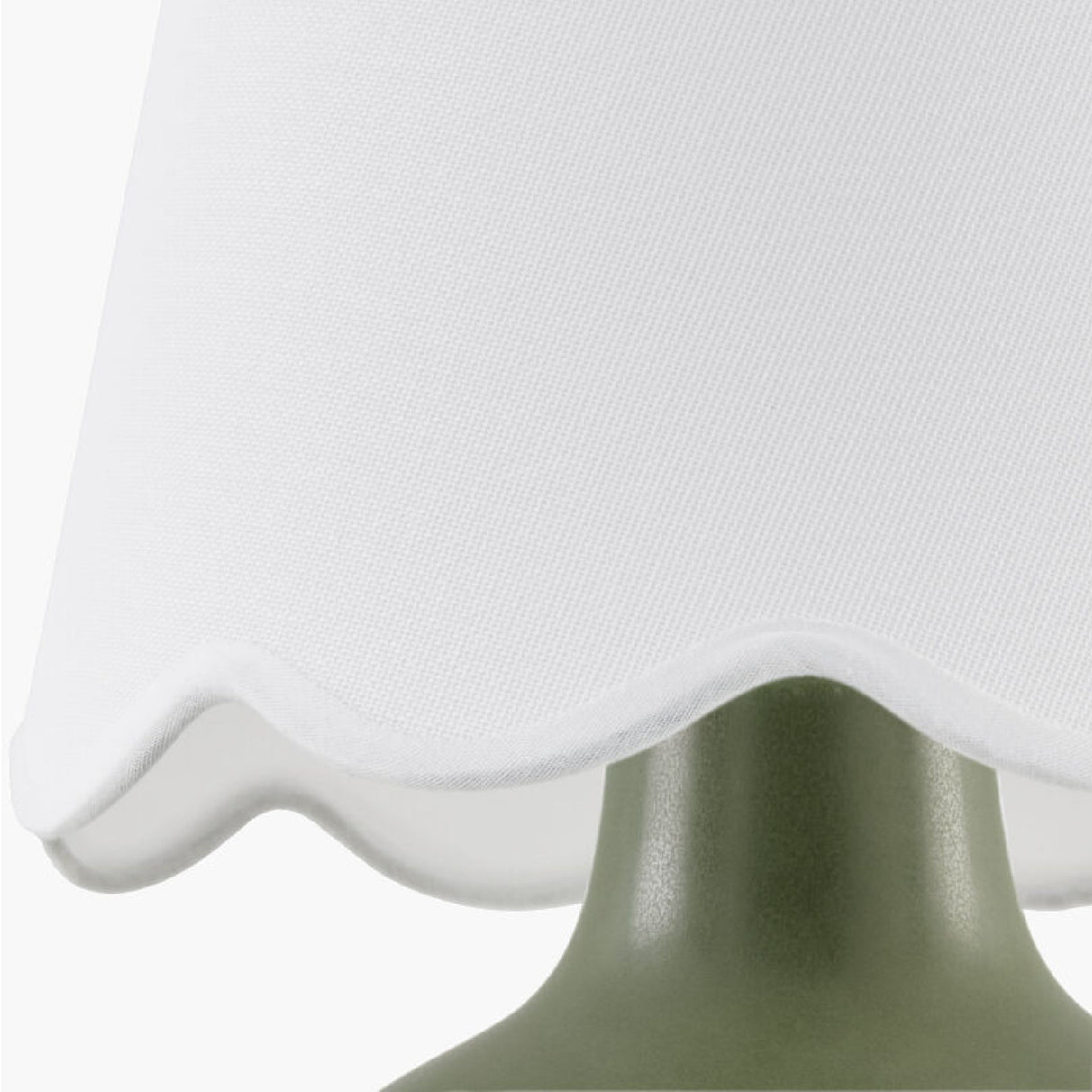   Modern European furniture - Scalloped Raffia Shade Table Lamp - www.oroa.com | Oroa.com