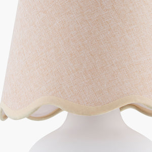   Modern European furniture - Glazed Ceramic Raffia Table Lamp - www.oroa.com | Oroa.com