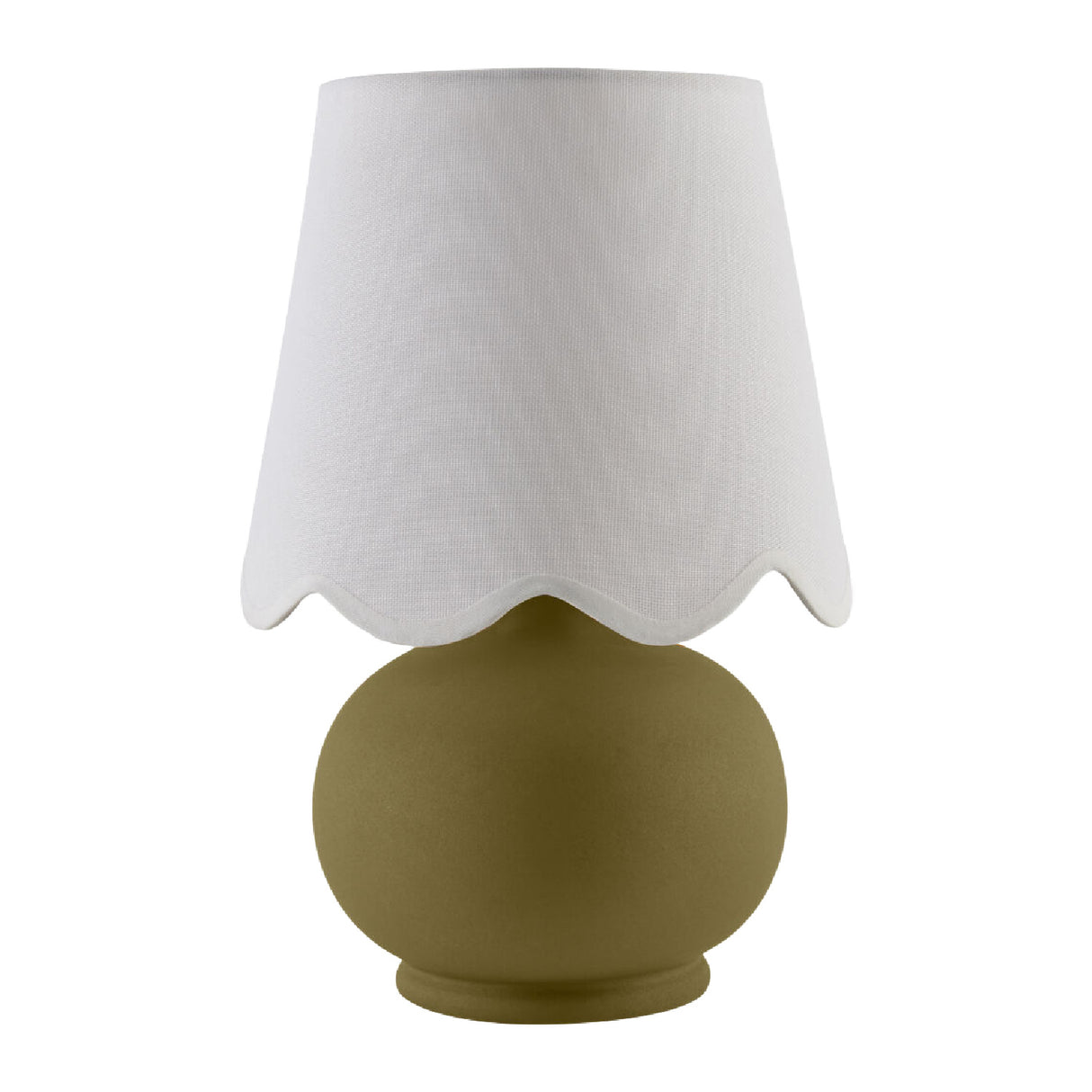   Modern European furniture - Scalloped Raffia Accent Table Lamp - www.oroa.com | Oroa.com