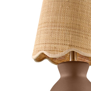   Modern European furniture - Scalloped Edge Accent Table Lamp - www.oroa.com | Oroa.com