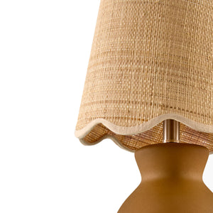   Modern European furniture - Scalloped Edge Accent Table Lamp - www.oroa.com | Oroa.com