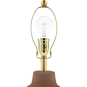   Modern European furniture - Wavy Linen Ceramic Table Lamp - www.oroa.com | Oroa.com