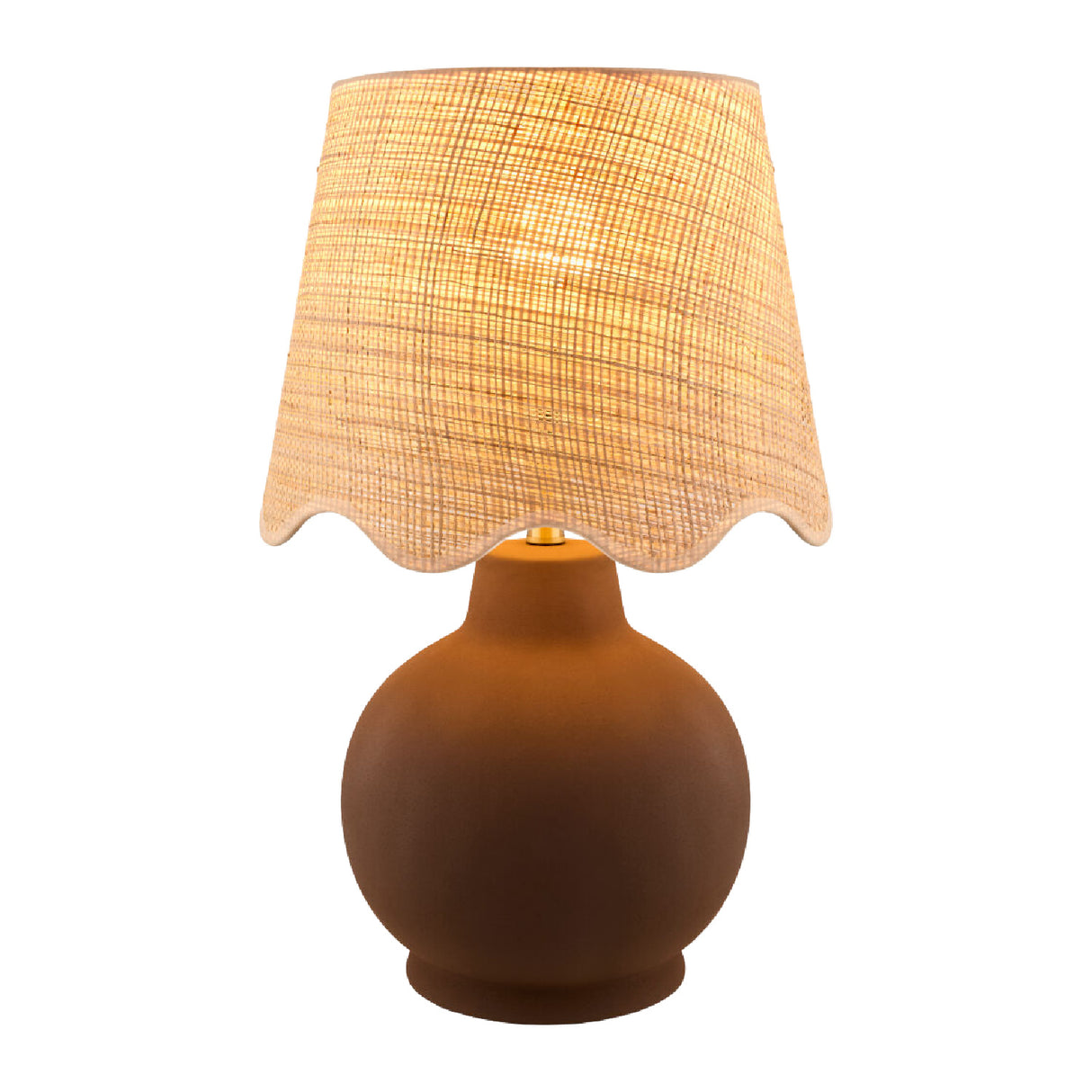   Modern European furniture - Wavy Linen Ceramic Table Lamp - www.oroa.com | Oroa.com