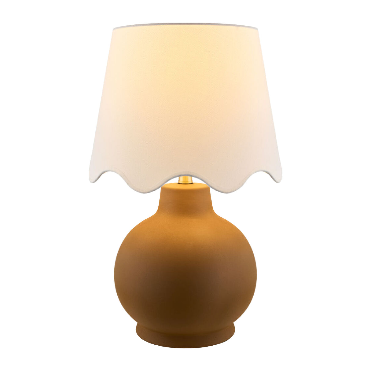   Modern European furniture - Wavy Linen Ceramic Table Lamp - www.oroa.com | Oroa.com