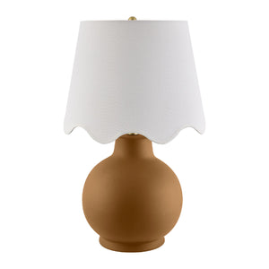   Modern European furniture - Wavy Linen Ceramic Table Lamp - www.oroa.com | Oroa.com