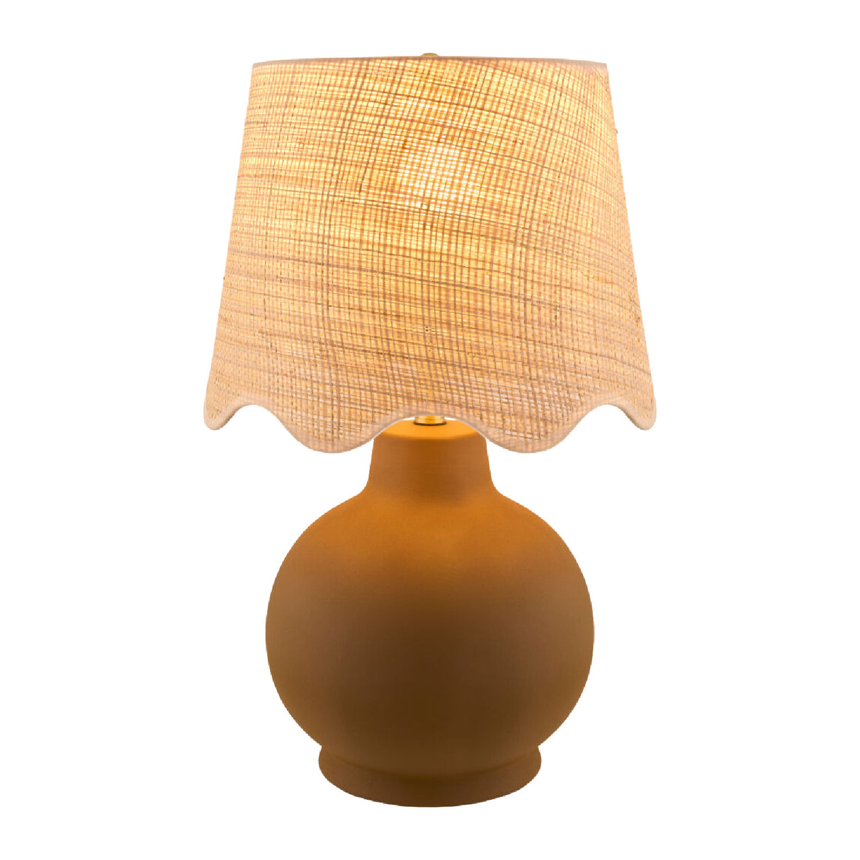   Modern European furniture - Wavy Linen Ceramic Table Lamp - www.oroa.com | Oroa.com