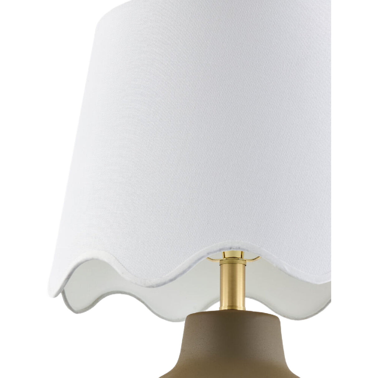   Modern European furniture - Wavy Linen Ceramic Table Lamp - www.oroa.com | Oroa.com