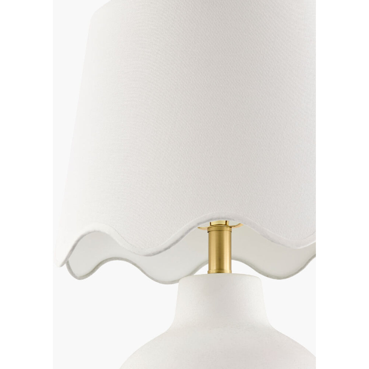   Modern European furniture - Wavy Linen Ceramic Table Lamp - www.oroa.com | Oroa.com