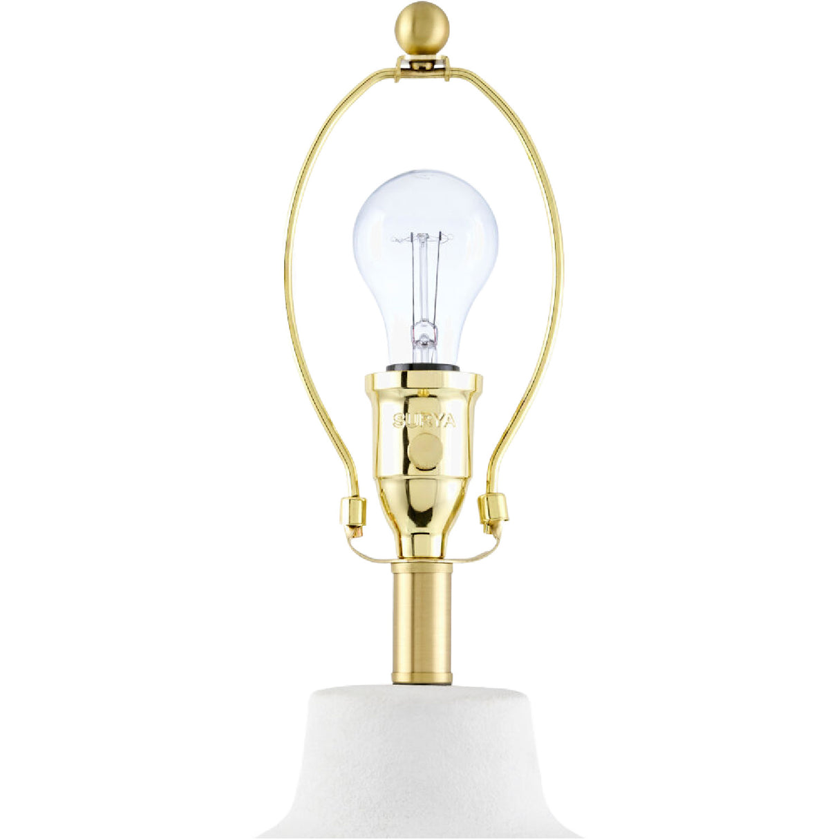   Modern European furniture - Wavy Linen Ceramic Table Lamp - www.oroa.com | Oroa.com