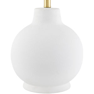   Modern European furniture - Wavy Linen Ceramic Table Lamp - www.oroa.com | Oroa.com