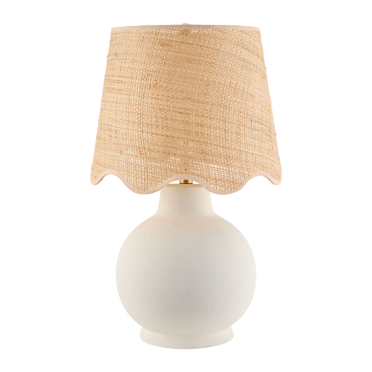   Modern European furniture - Wavy Linen Ceramic Table Lamp - www.oroa.com | Oroa.com