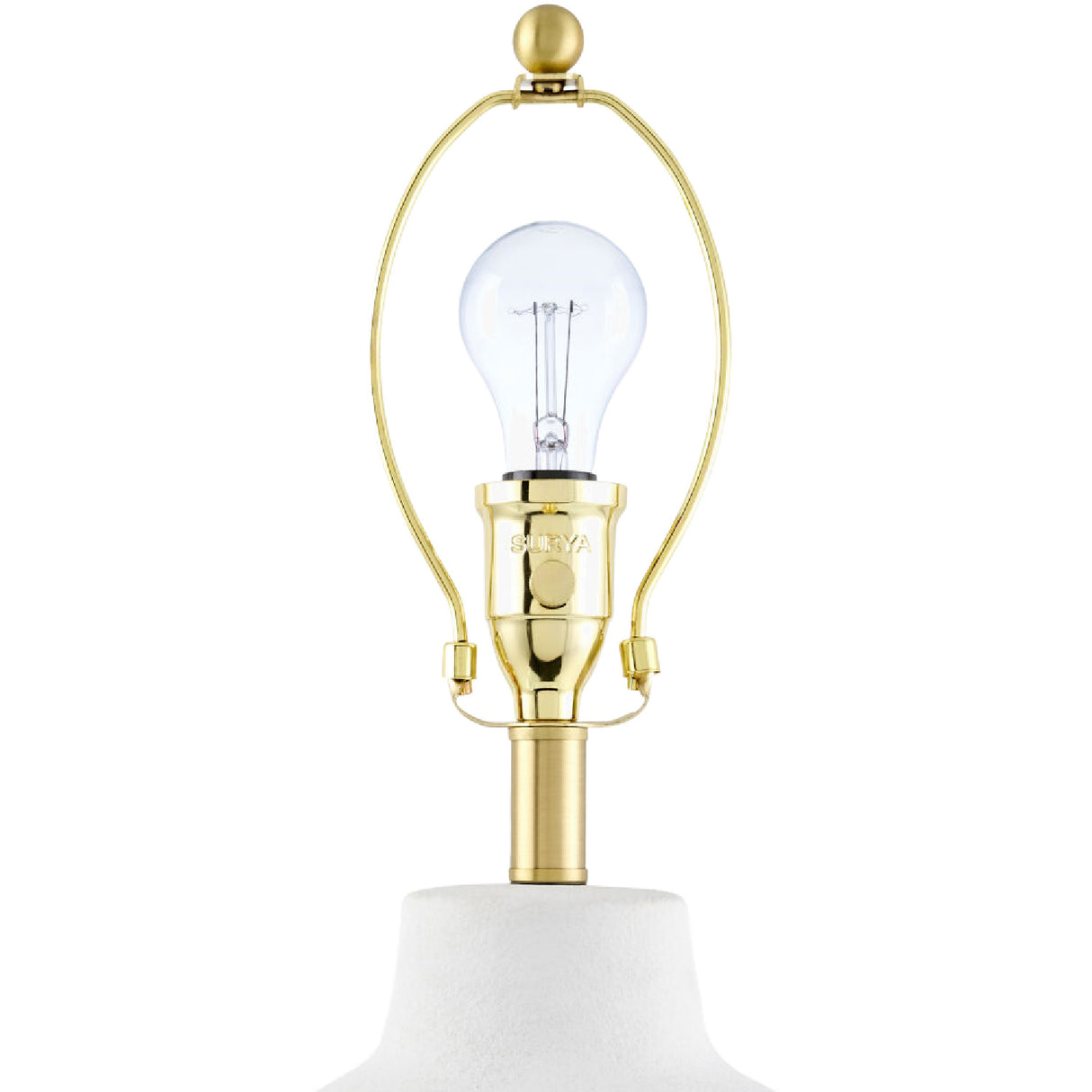   Modern European furniture - Wavy Linen Ceramic Table Lamp - www.oroa.com | Oroa.com