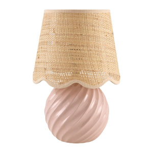   Modern European furniture - Round Glazed Ceramic Table Lamp - www.oroa.com | Oroa.com
