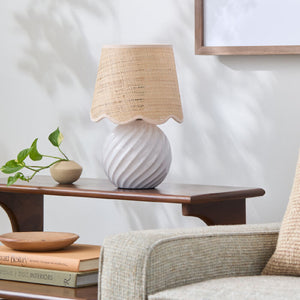   Modern European furniture - Round Glazed Ceramic Table Lamp - www.oroa.com | Oroa.com