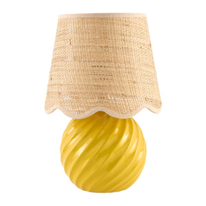   Modern European furniture - Round Glazed Ceramic Table Lamp - www.oroa.com | Oroa.com