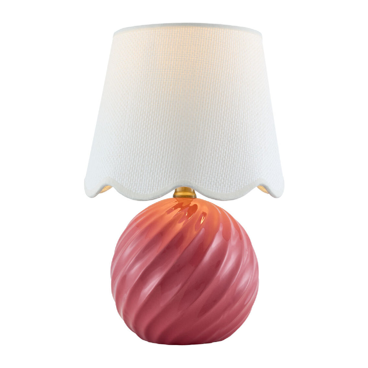   Modern European furniture - Round Glazed Ceramic Table Lamp - www.oroa.com | Oroa.com