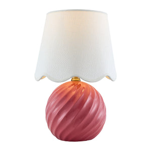   Modern European furniture - Round Glazed Ceramic Table Lamp - www.oroa.com | Oroa.com