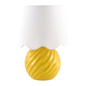   Modern European furniture - Round Glazed Ceramic Table Lamp - www.oroa.com | Oroa.com