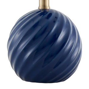  Modern European furniture - Round Glazed Ceramic Table Lamp - www.oroa.com | Oroa.com