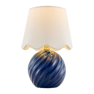   Modern European furniture - Round Glazed Ceramic Table Lamp - www.oroa.com | Oroa.com
