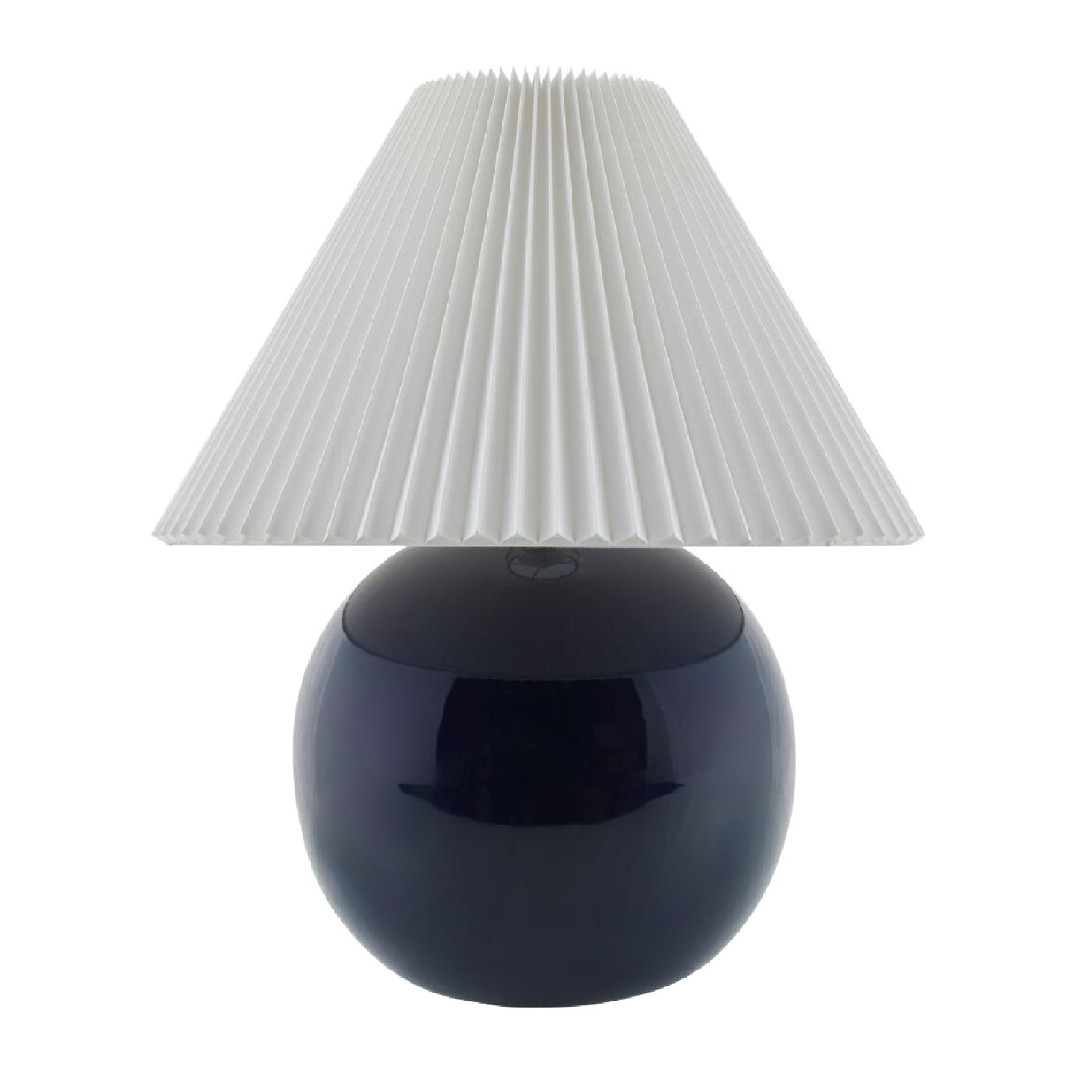   Pleated White Fabric Table Lamp | Oroa.com