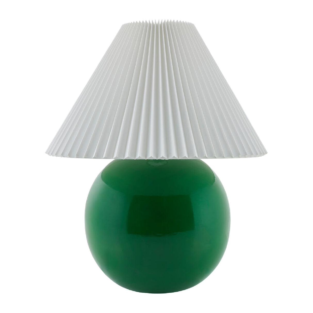   Pleated White Fabric Table Lamp | Oroa.com