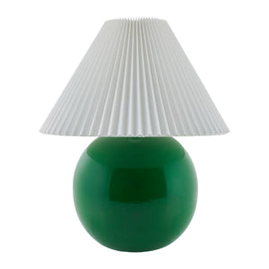   Pleated White Fabric Table Lamp | Oroa.com
