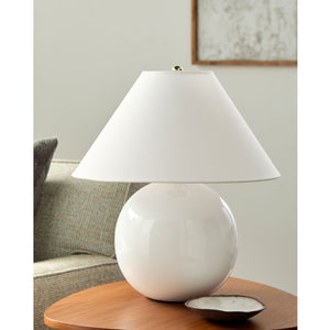   White Empire Fabric Table Lamp | Oroa.com