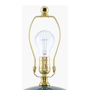   Scalloped White Fabric Table Lamp | Oroa.com