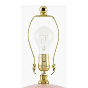   Scalloped White Fabric Table Lamp | Oroa.com